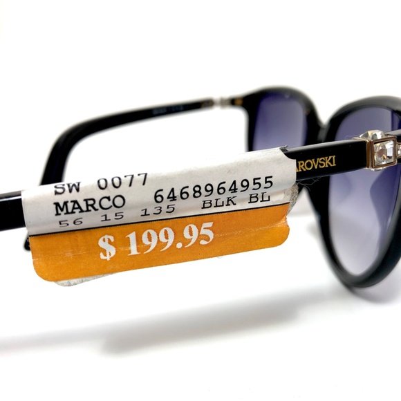SWAROVSKI SUNGLASSES WITH CRYSTAL ACCENTS NWT $199.00 main image 6